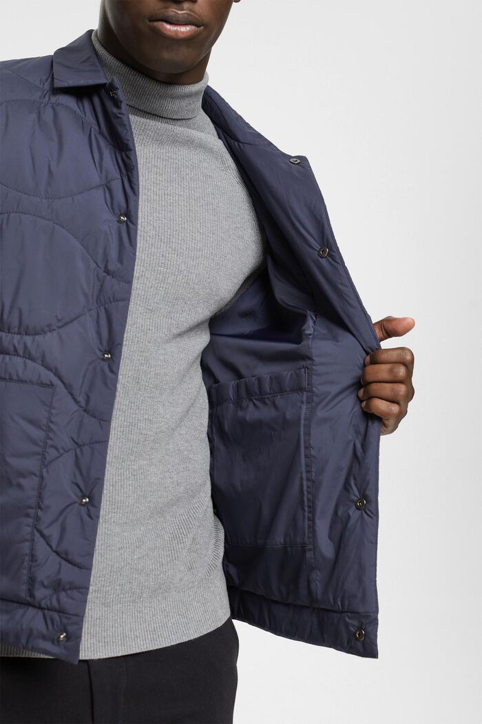 Lightweight quilted jacket, NAVY, detail image number 0