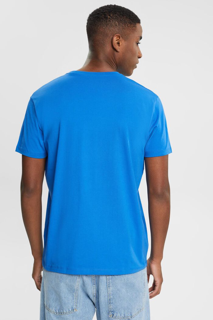 T-shirt with chest print, BLUE, detail image number 3
