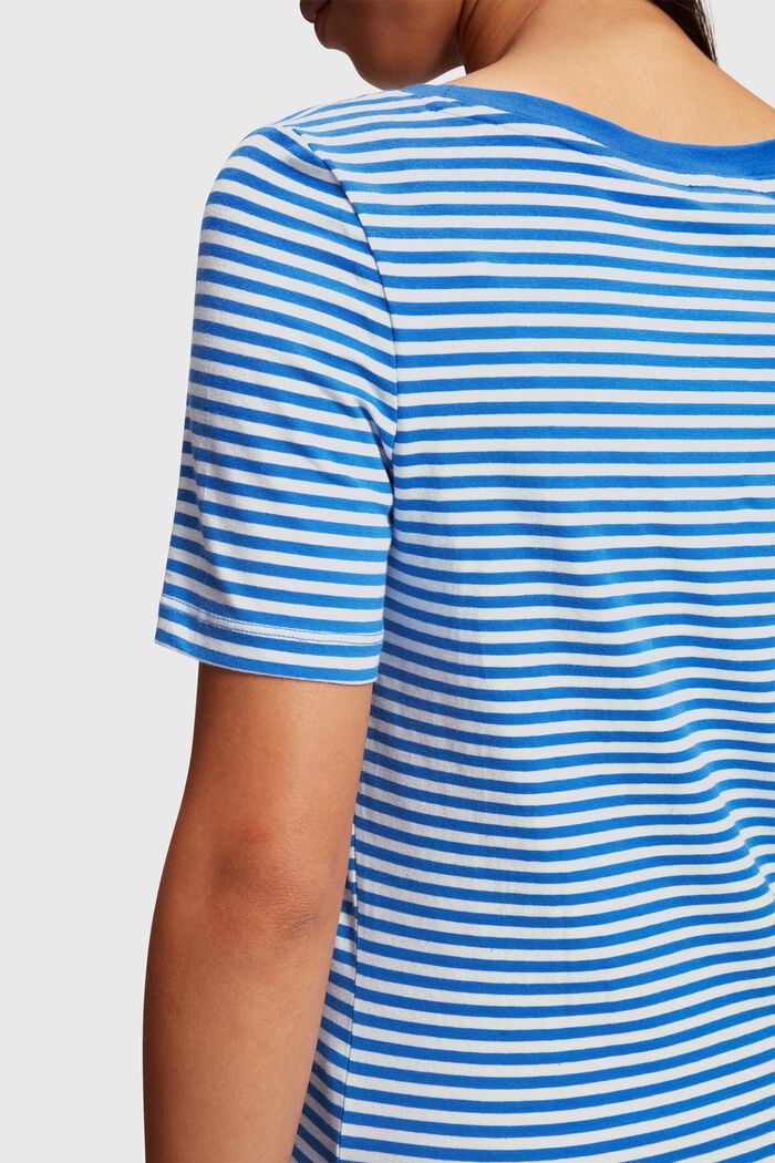 Striped jersey t-shirt, BRIGHT BLUE, detail image number 1