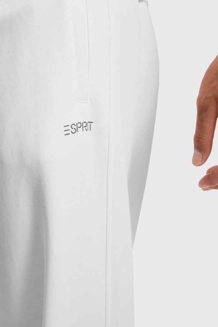 Relaxed logo joggers, WHITE, detail image number 2
