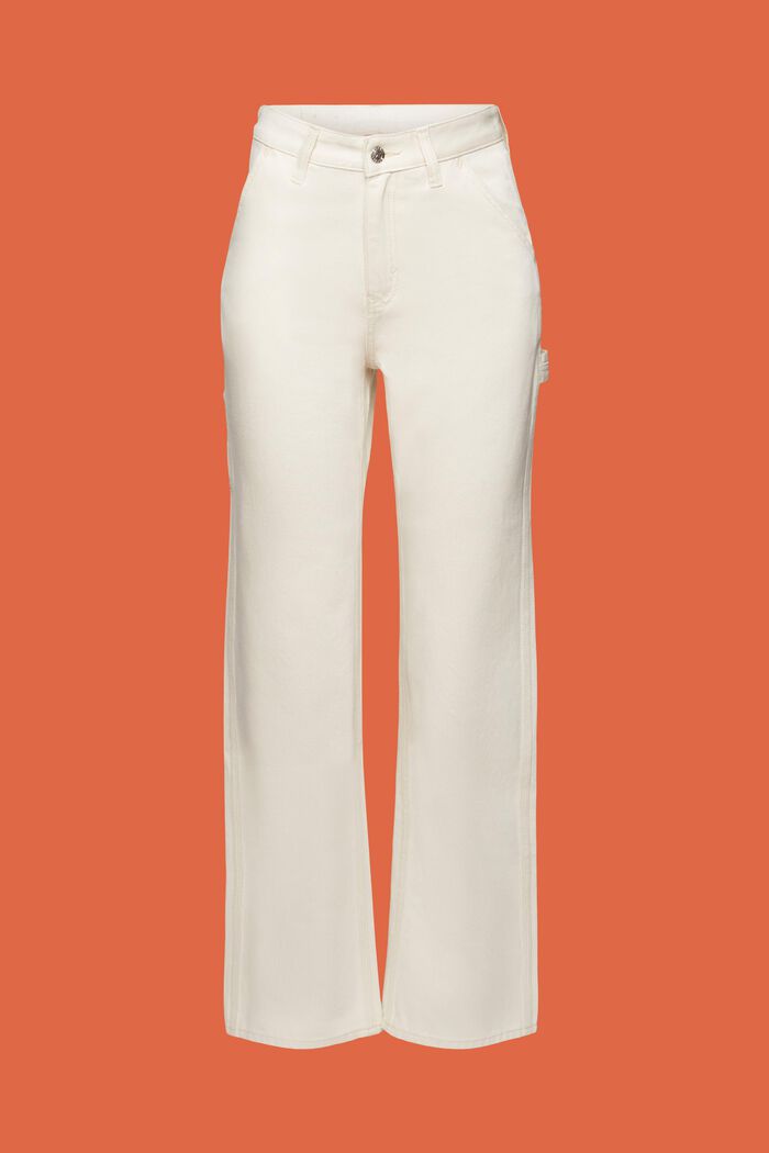 High-Rise Retro Classic Jeans, OFF WHITE, detail image number 6