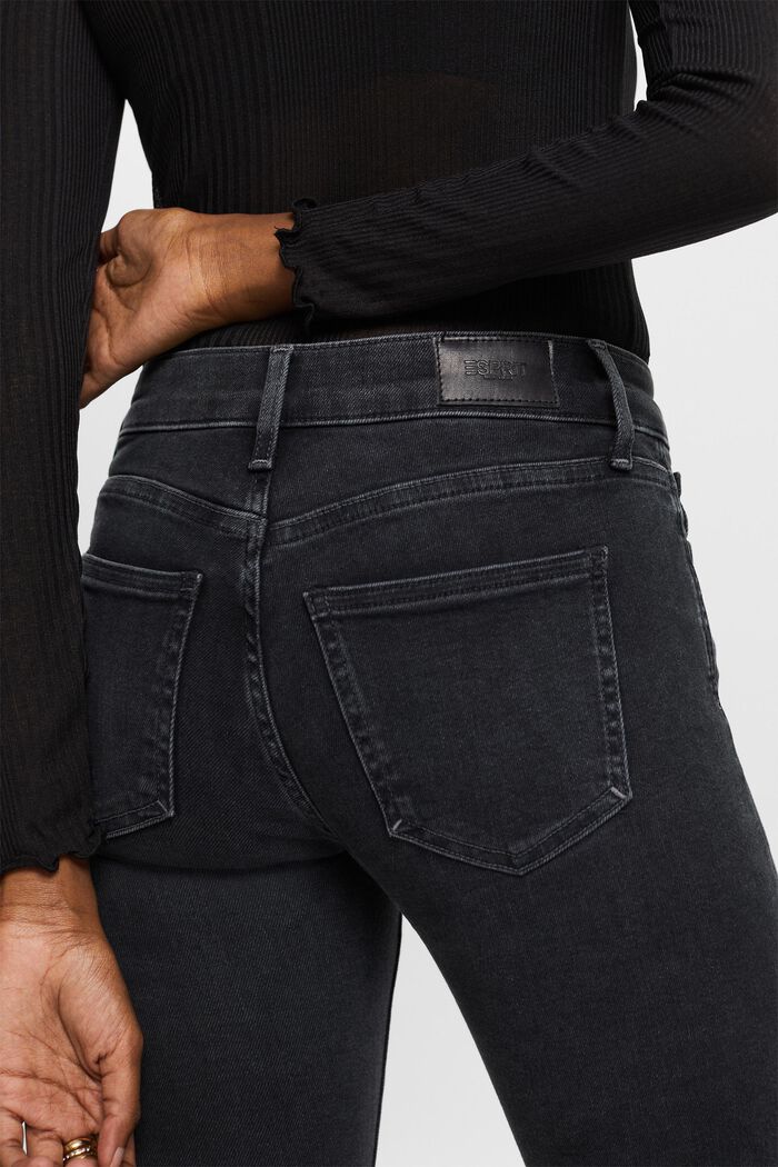 Mid-Rise Skinny Jeans, BLACK RINSE, detail image number 4