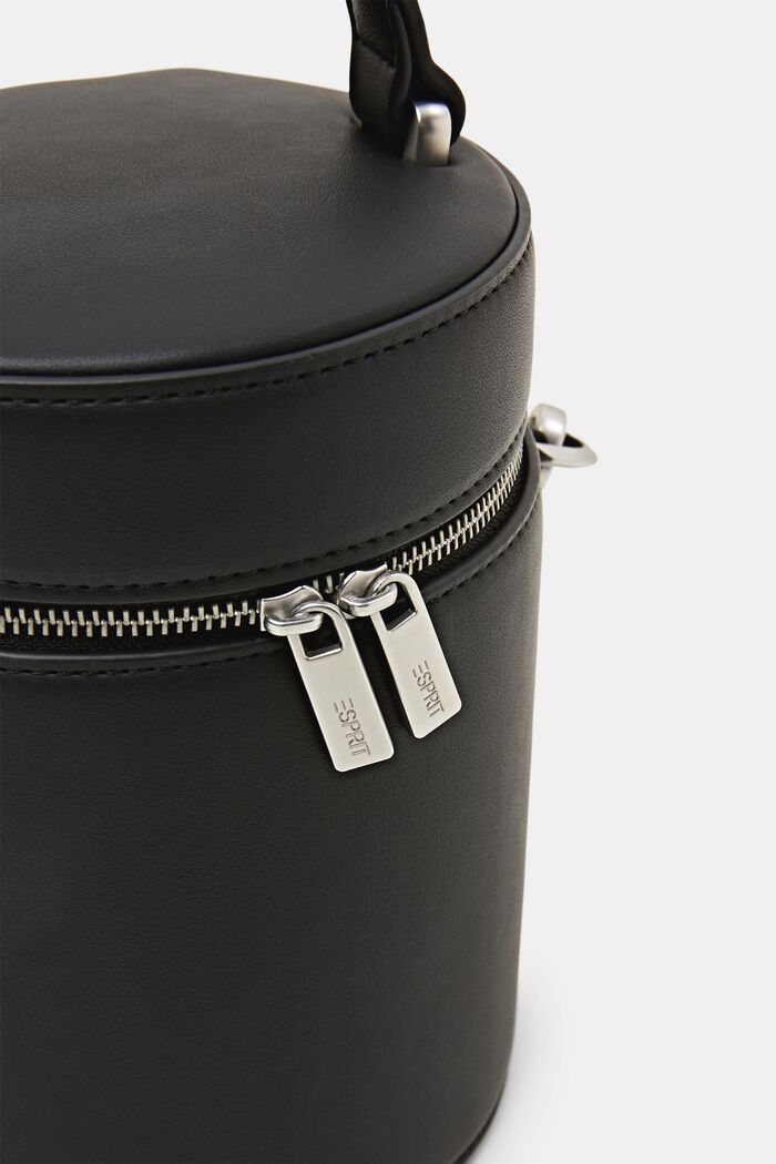 Cylindrical Bucket Bag, BLACK, detail image number 1