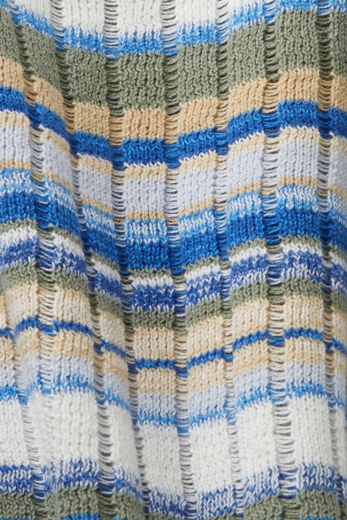 Sleeveless knit top, 100% cotton, PASTEL BLUE 3, detail image number 5
