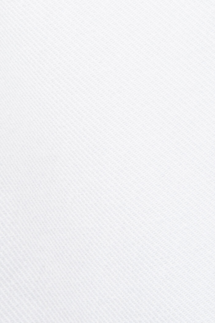 Twill overshirt, 100% cotton, WHITE, detail image number 4