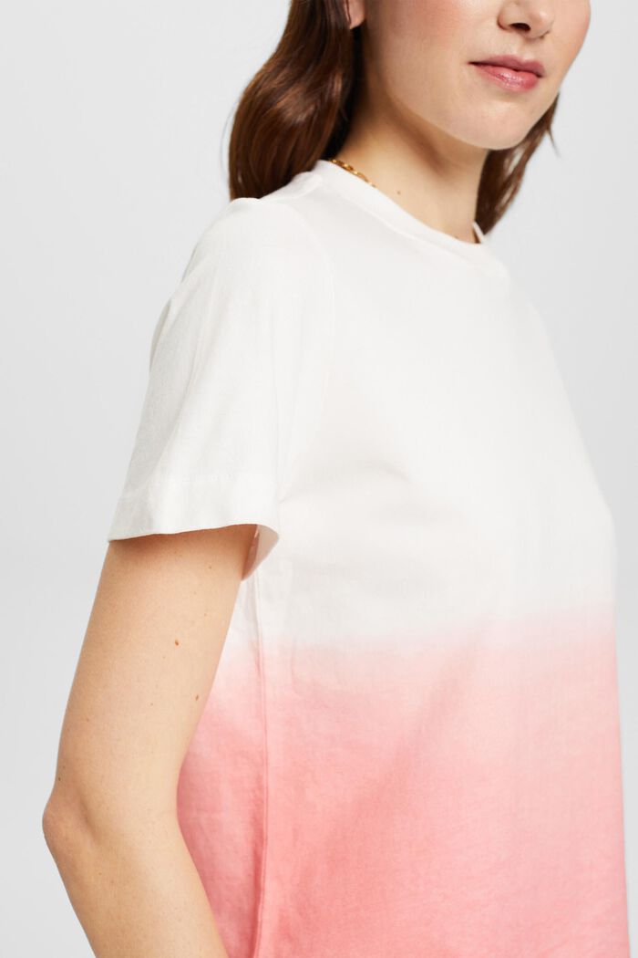 Ombre t-shirt made of cotton, PINK, detail image number 2