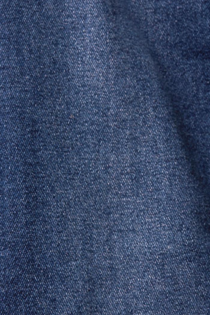 High-rise straight leg jeans, BLUE DARK WASHED, detail image number 1