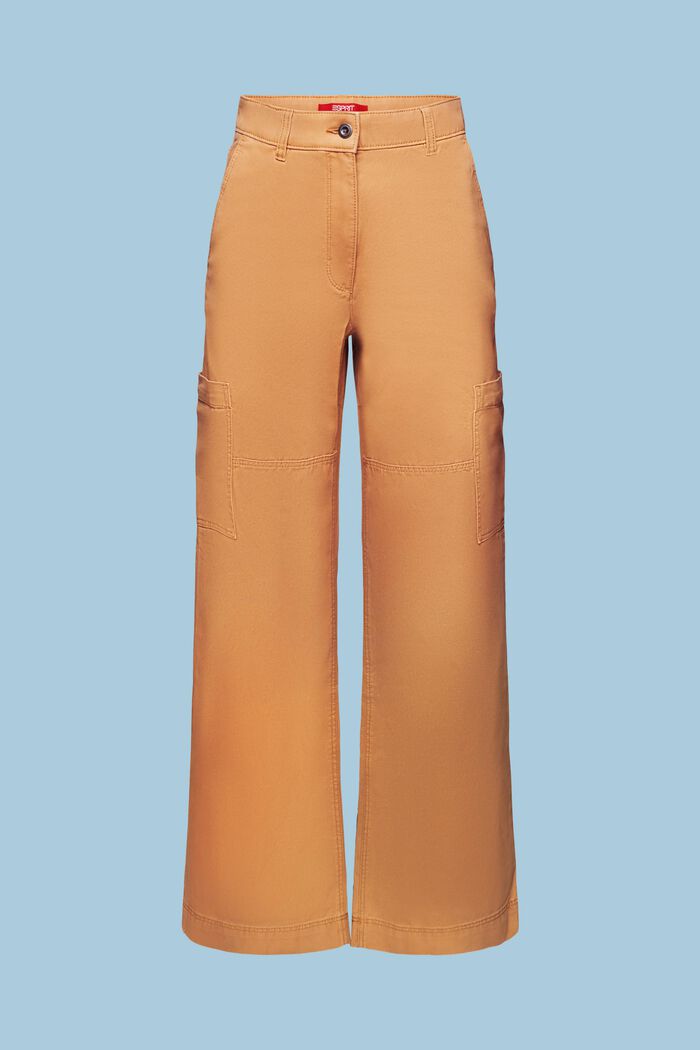 Wide-Leg Cargo Pants, CARAMEL, detail image number 5