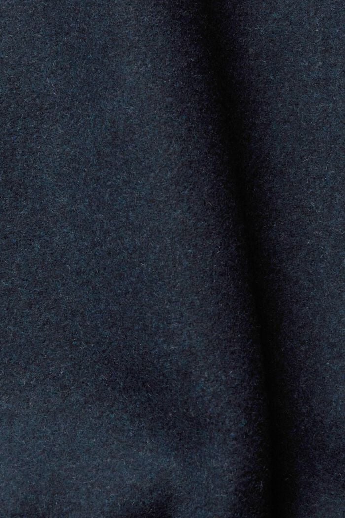 Wool blend bomber jacket, PETROL BLUE, detail image number 1