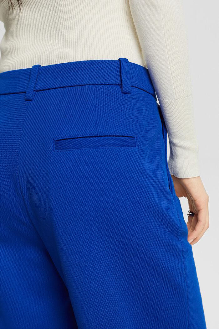 Piqué Jersey Straight Pants, BRIGHT BLUE, detail image number 3
