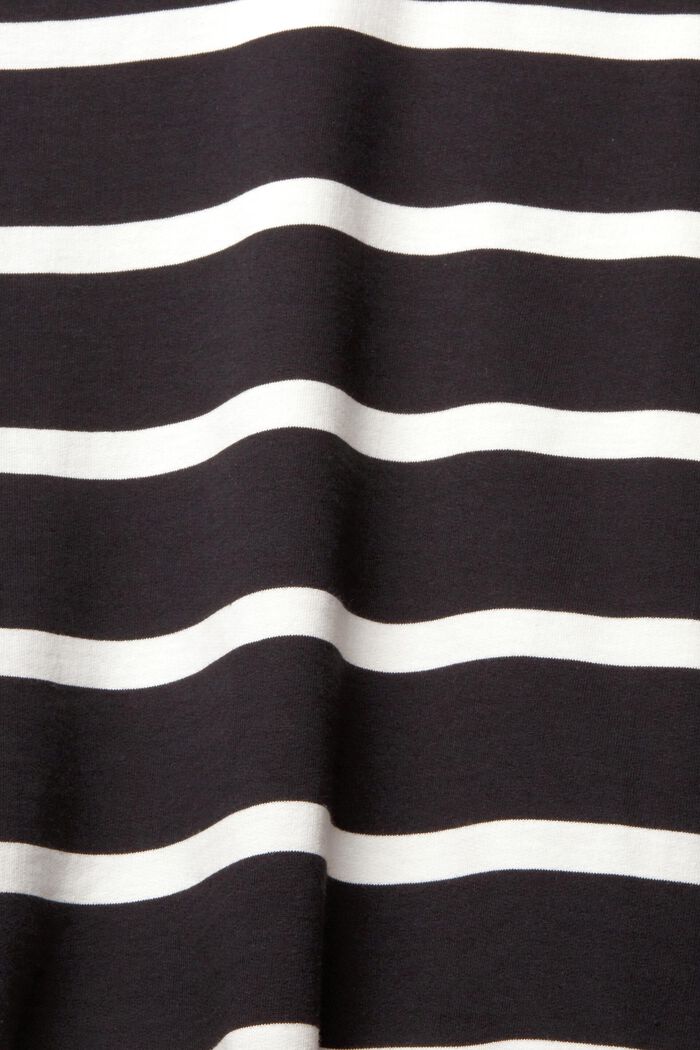 Striped sweatshirt, BLACK, detail image number 1