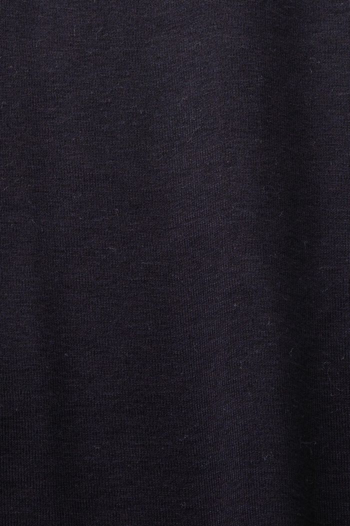 Organic Cotton Jersey Top, BLACK, detail image number 5