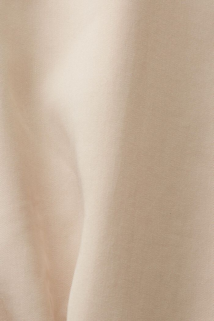 Fluid lyocell shirt, LIGHT TAUPE, detail image number 5