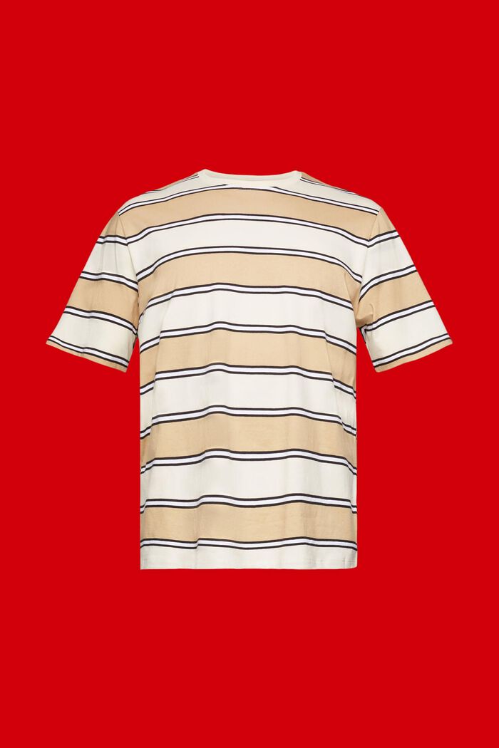Striped sustainable cotton T-shirt, ICE, detail image number 6