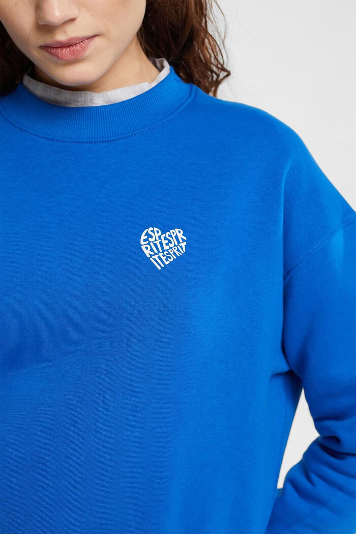 Sweatshirt with logo, BLUE, detail image number 2