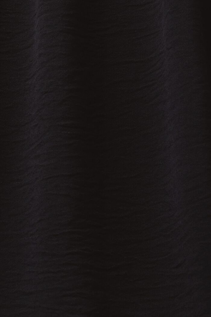 Crêpe mini skirt, BLACK, detail image number 6