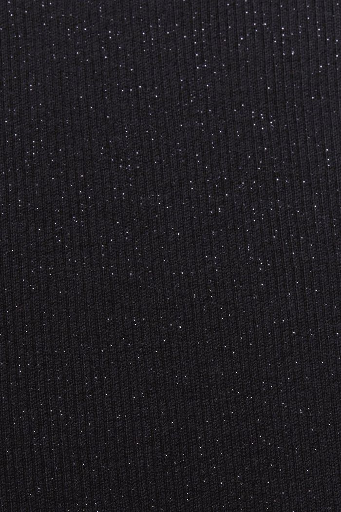 Sparkly knitted trousers, BLACK, detail image number 5