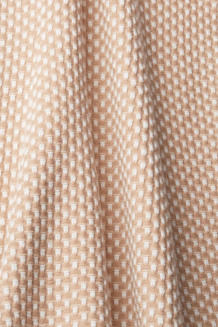 Two-coloured knit skirt, LENZING™ ECOVERO™, LIGHT BEIGE, detail image number 5