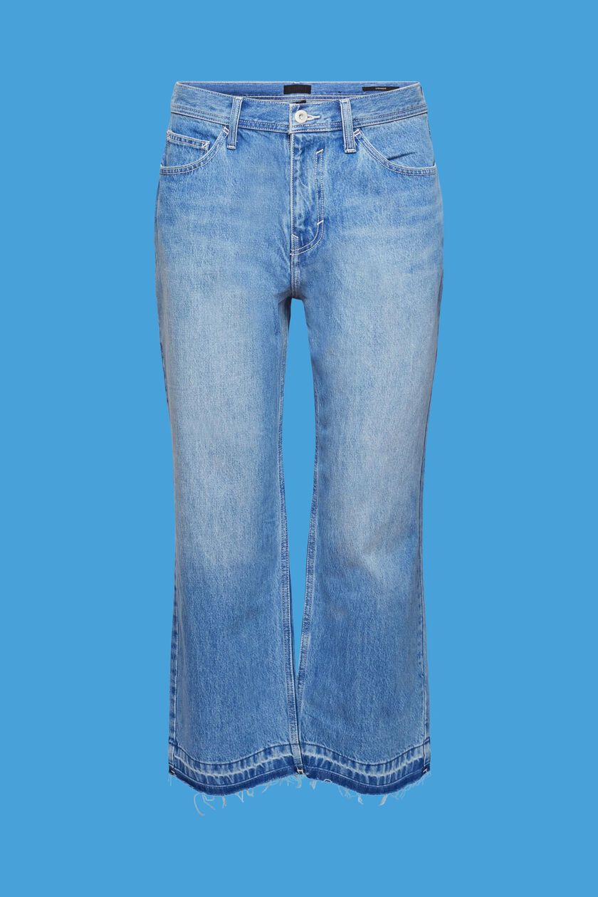 Straight wide-legged jeans