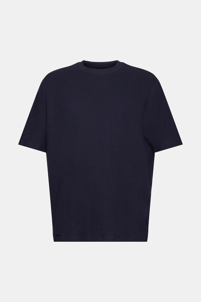 Textured jersey T-shirt, NAVY, detail image number 7