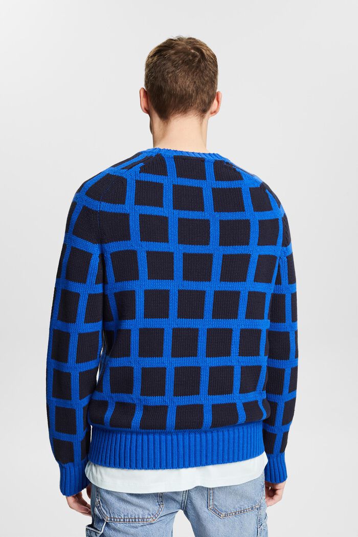 Logo Chunky Knit Sweater, BRIGHT BLUE, detail image number 2