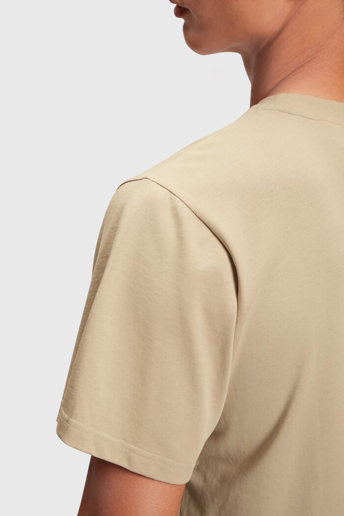 Patched t-shirt, TAUPE, detail image number 3