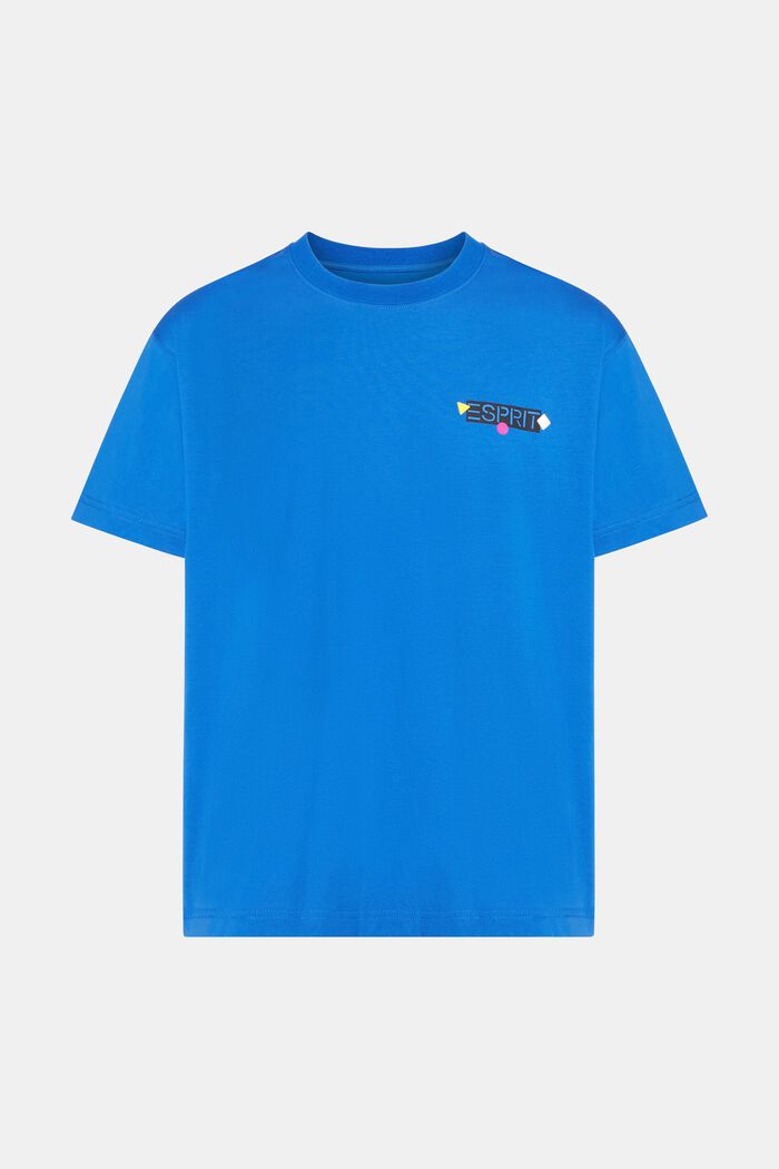 Graphic Reunion Logo Tee, BLUE, detail image number 5