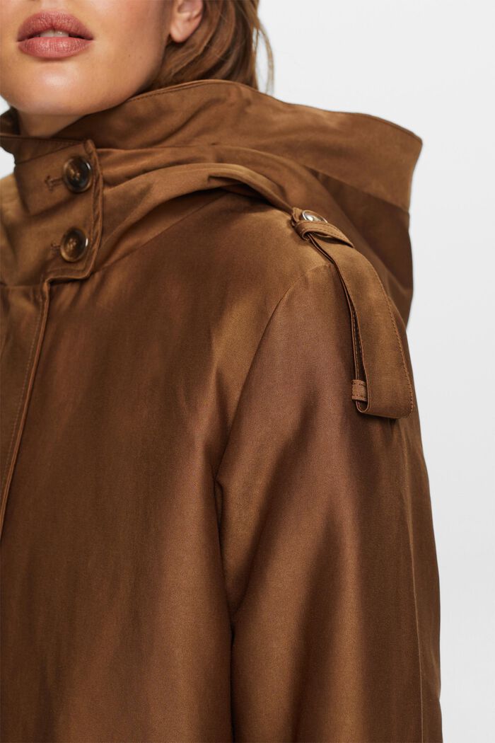 Recycled: 2-in-1 Parka with gilet, BROWN, detail image number 2