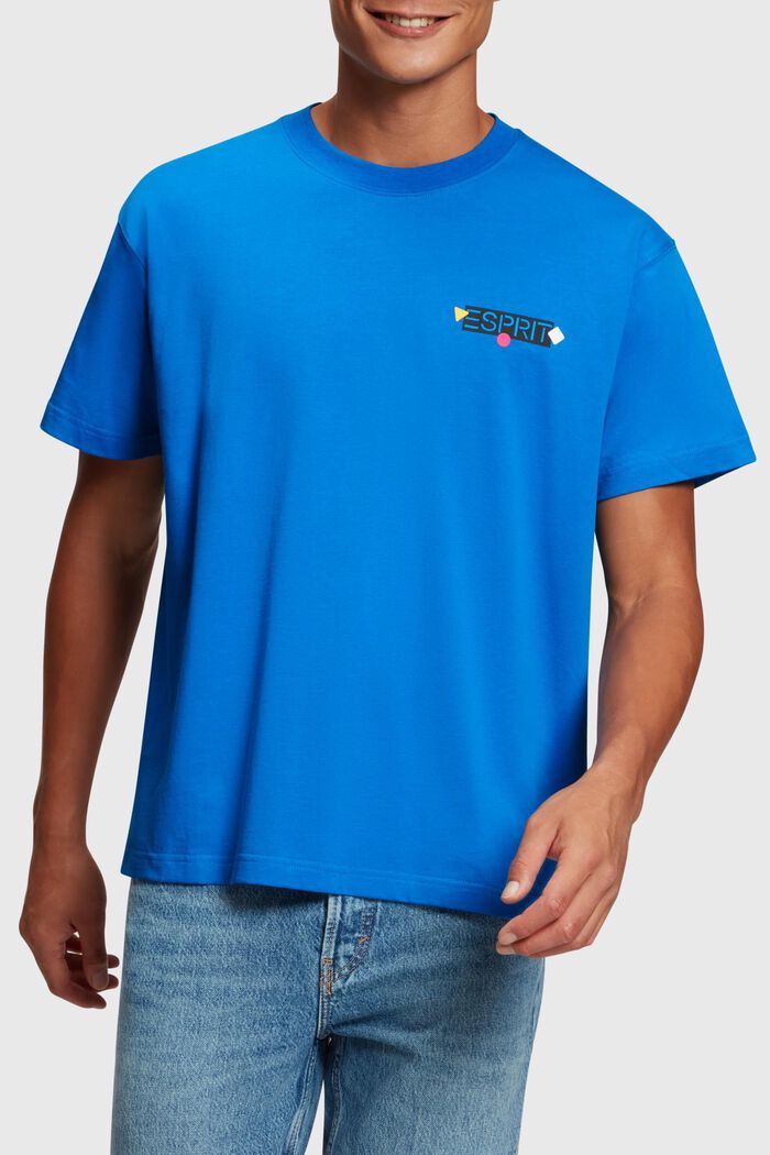 Graphic Reunion Logo Tee, BLUE, detail image number 0