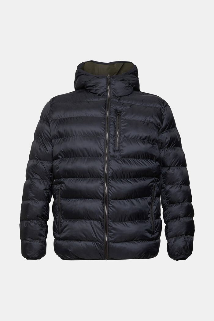 Quilted Puffer Jacket, BLACK, detail image number 5