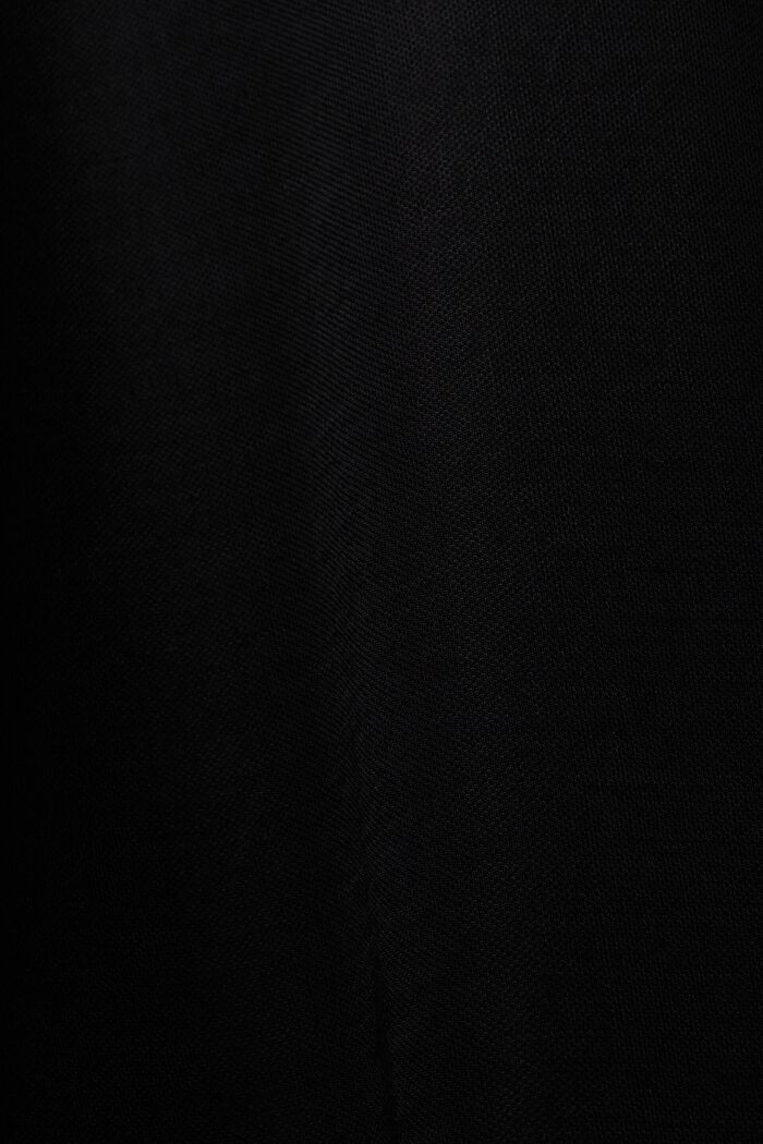 Open-Front Jersey Blazer, BLACK, detail image number 4