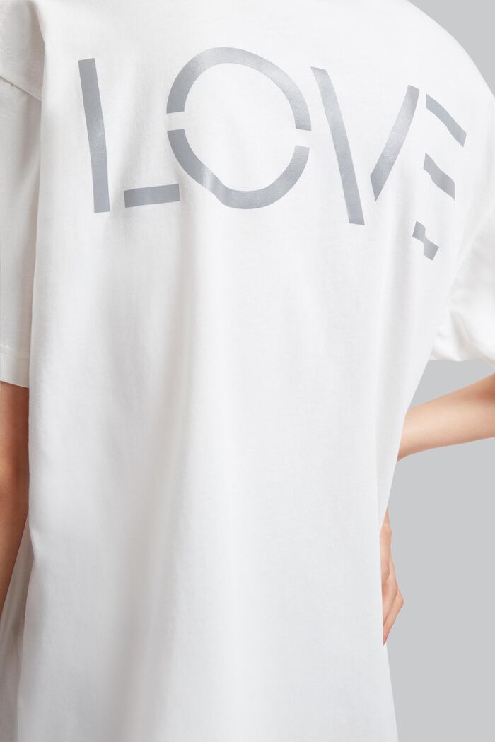 Unisex T-shirt with a back print, WHITE, detail image number 1