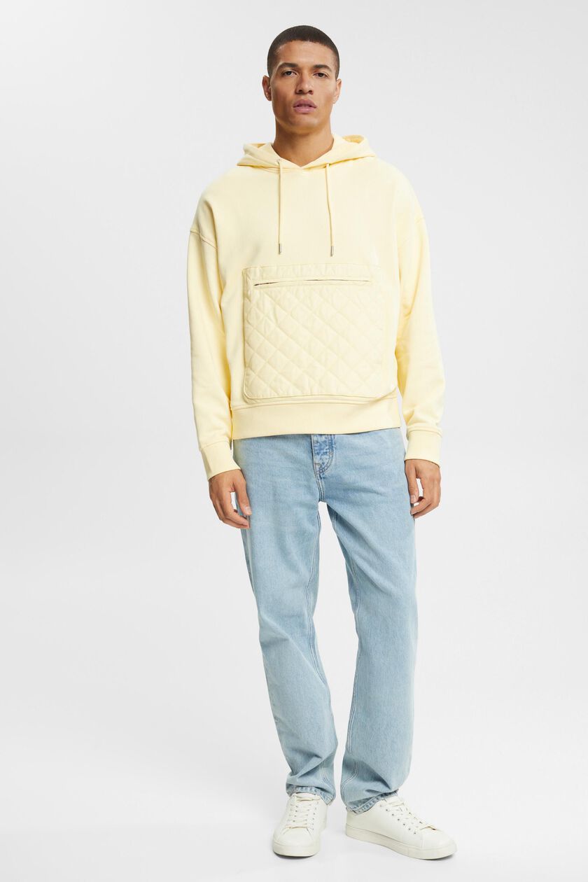 Oversized sweatshirt with zip pocket