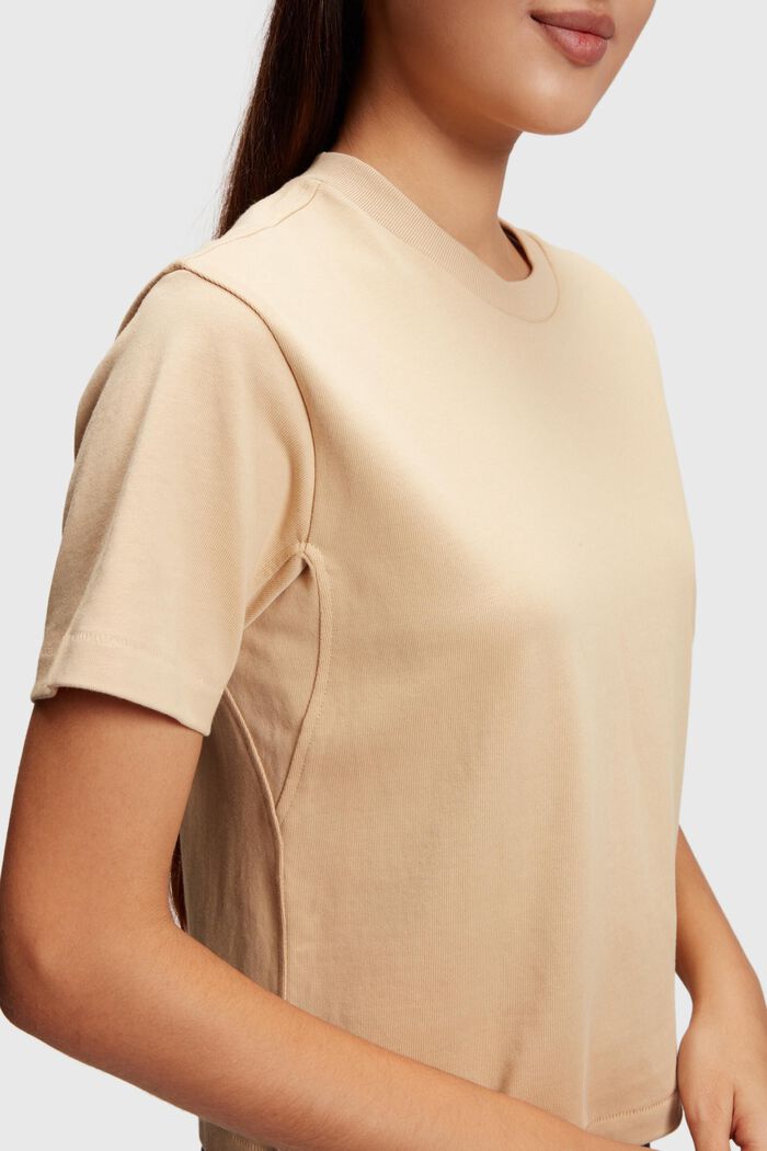 Heavy jersey boxy fit t-shirt, SAND, detail image number 2
