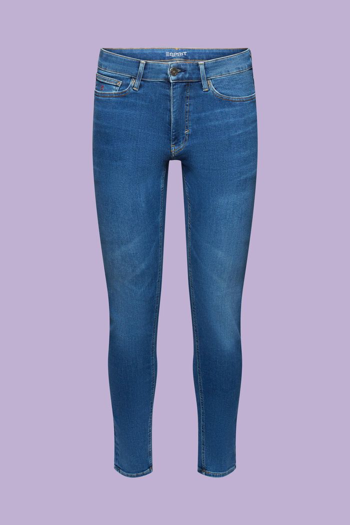 Mid-Rise Slim Fit Jeans, BLUE MEDIUM WASH, detail image number 6