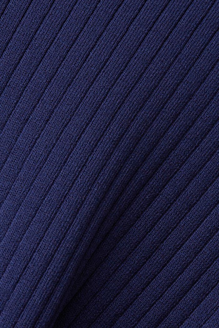 Crewneck colour block jumper, DARK BLUE, detail image number 5