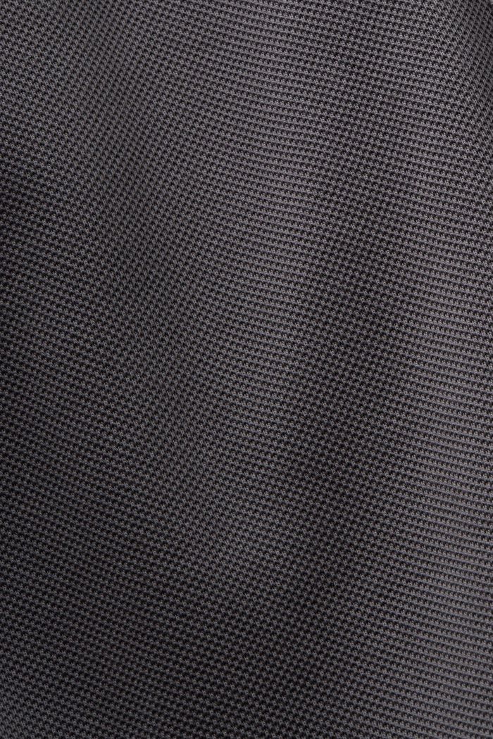 Textured Knit Blazer, DARK GREY, detail image number 5