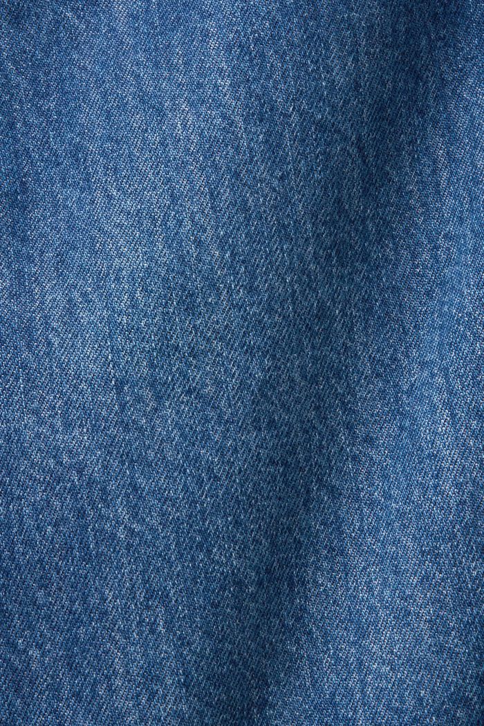 Jeans mini skirt with an asymmetric hem, BLUE LIGHT WASHED, detail image number 6