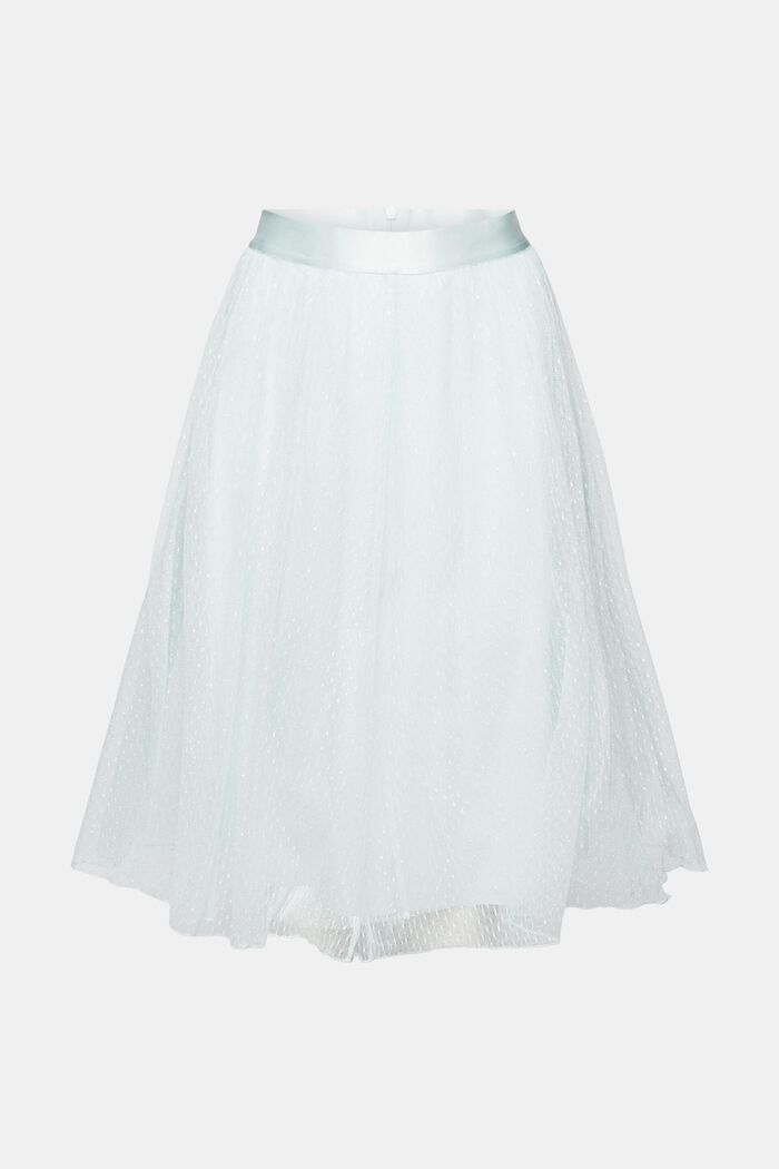 Midi skirt with glitter effect, LIGHT AQUA GREEN, detail image number 6