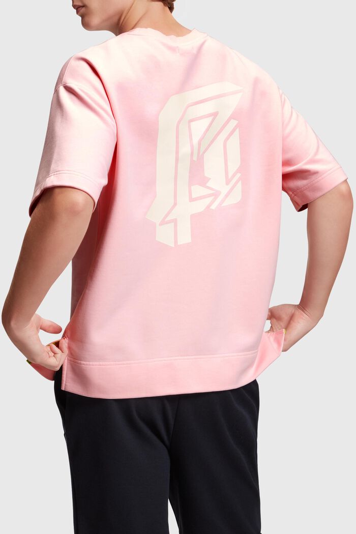 Relaxed Fit Neon Pop Print Sweatshirt, LIGHT PINK, detail image number 1