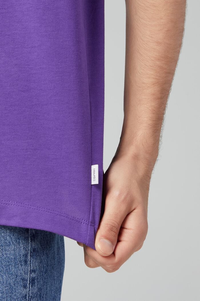 Unisex T-shirt with a back print, PURPLE, detail image number 5