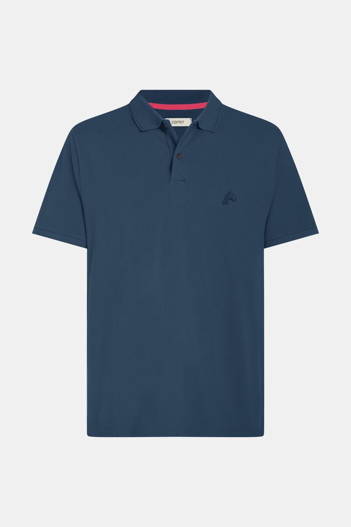 Dolphin Tennis Club Classic Polo, DARK BLUE, detail image number 4
