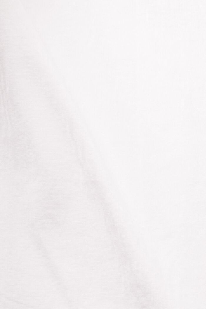 Cotton t-shirt with print, WHITE, detail image number 1