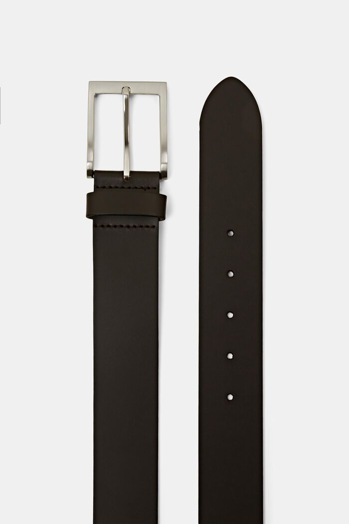 Leather Belt, BROWN, detail image number 1