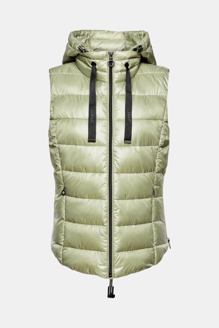 Hooded Quilted Shell Vest