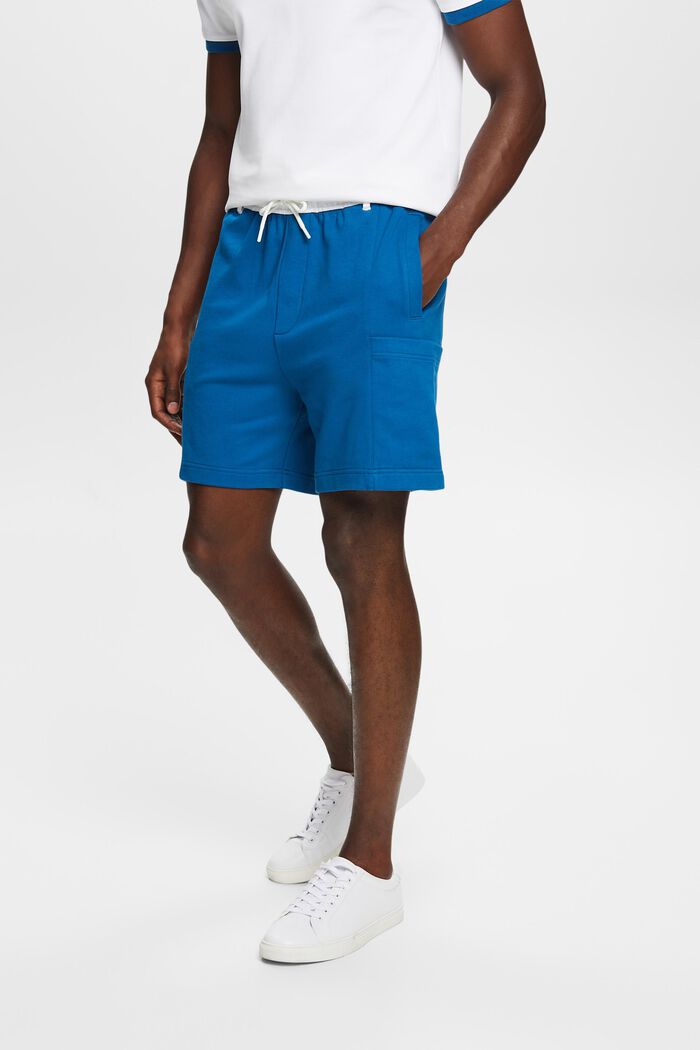 Jogger-style shorts, DARK BLUE, detail image number 0