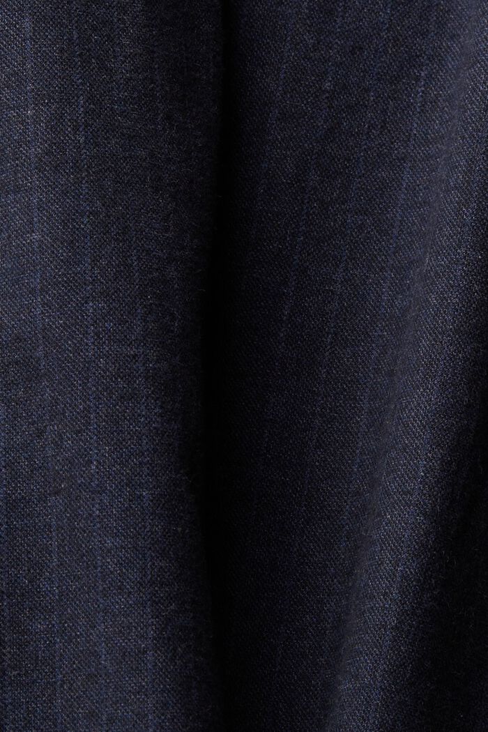 Pinstripe trousers with drawstring waistband, DARK BLUE, detail image number 4