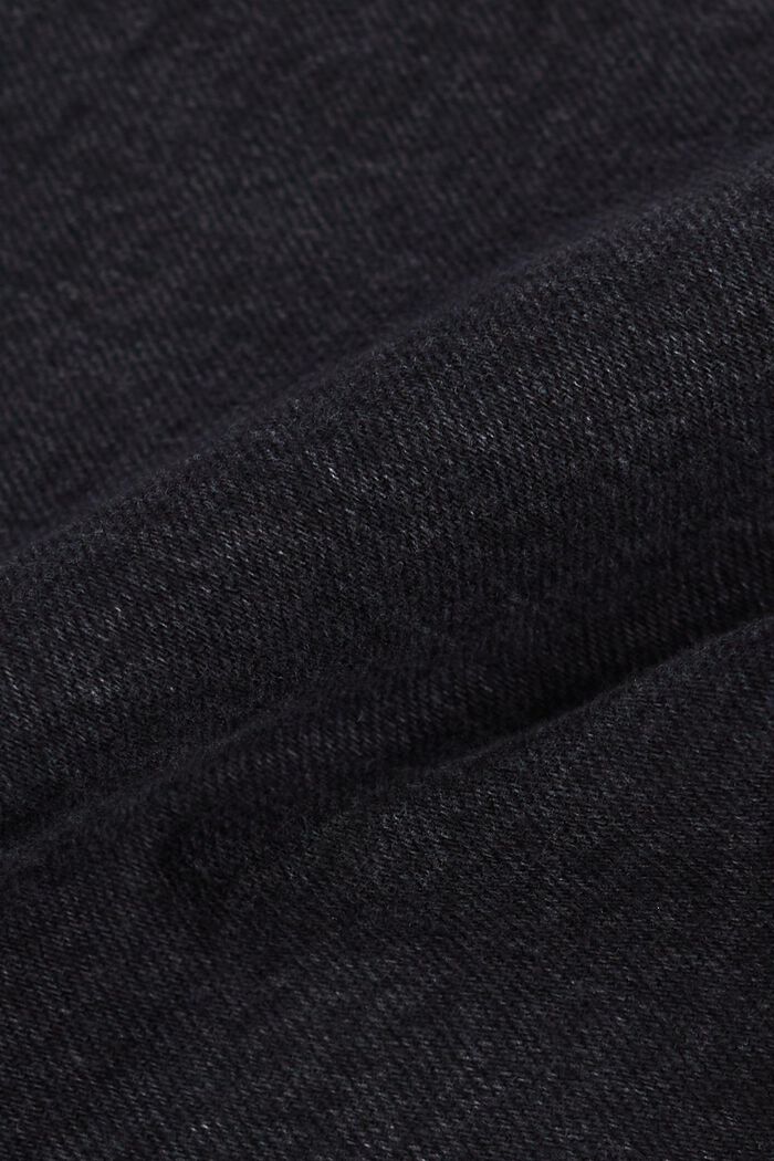 Rhinestone Denim Mini Skirt, BLACK DARK WASHED, detail image number 6