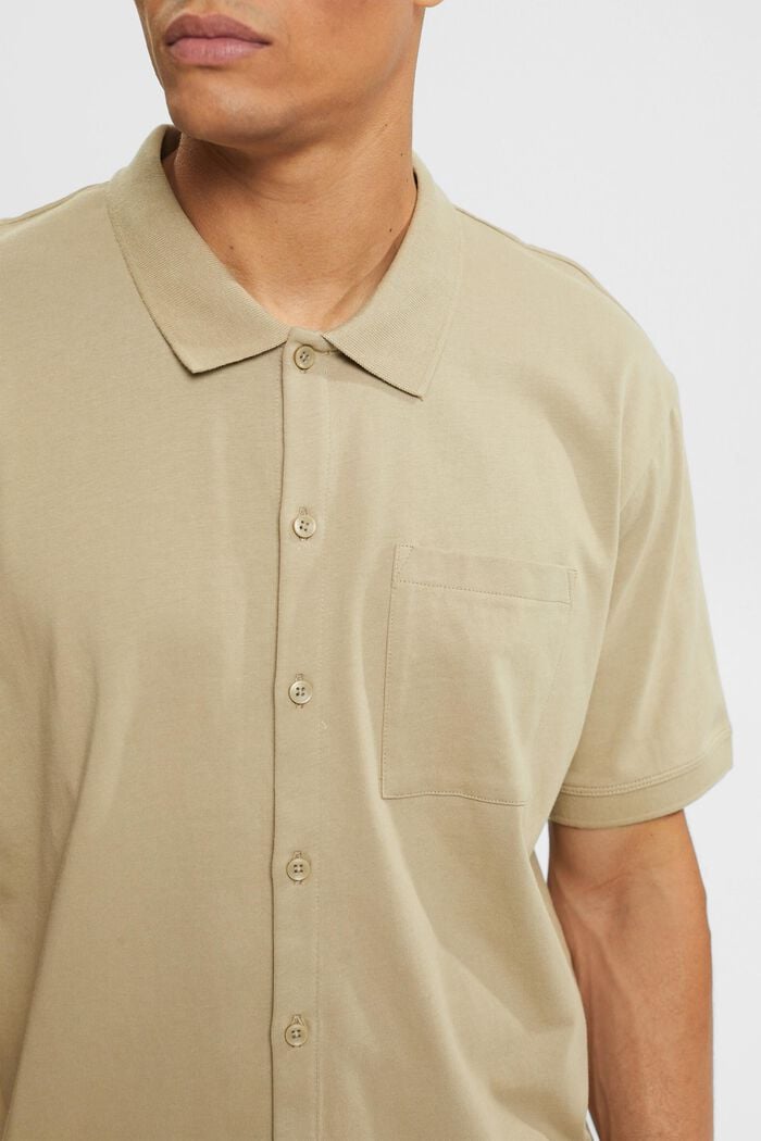 Relaxed fit shirt, PALE KHAKI, detail image number 2