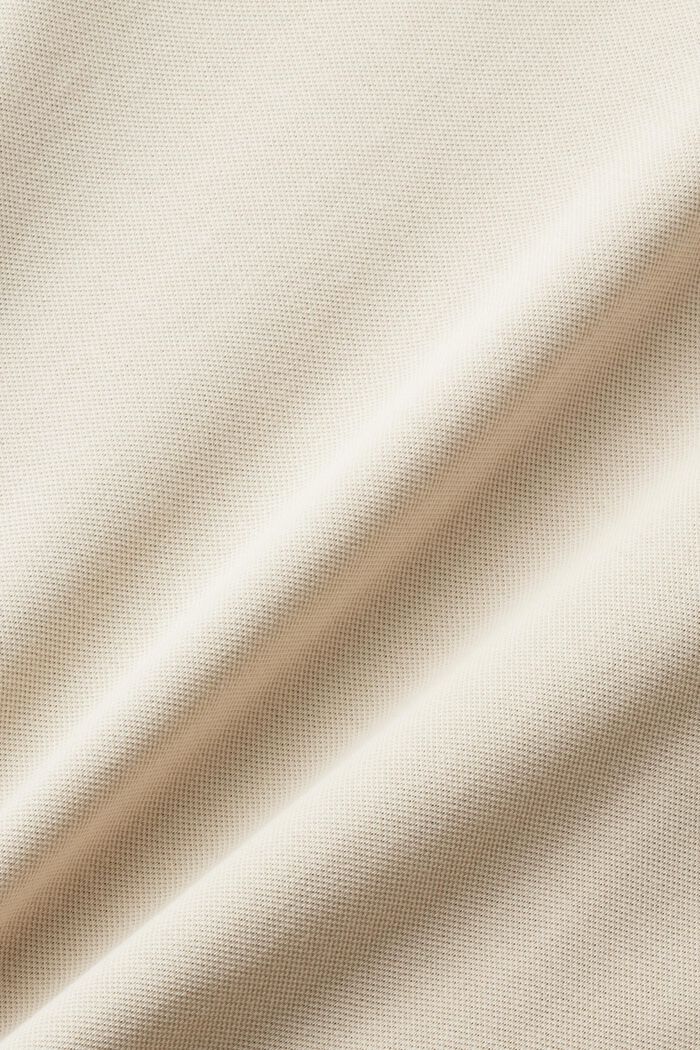 Two-tone polo shirt, LIGHT TAUPE, detail image number 4